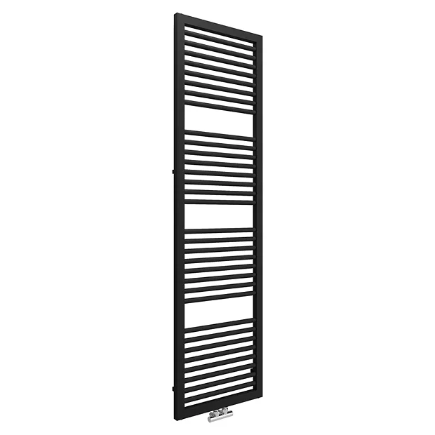 Cruze Bathroom Cruze Designer Heated Towel Rail - Matt Black (1813 X 500mm) 4 Cruze Bathroom Cruze Designer Heated Towel Rail - Matt Black (1813 X 500mm) - Image 2