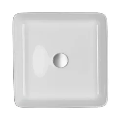 Crosswater Calpe 400mm Countertop Basin Gloss White -Victorian Plumbing shop ct4090ucwa