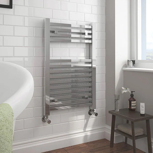 Victorian Plumbing Cube Heated Towel Rail - Chrome (500 X 690mm) 5 Victorian Plumbing Cube Heated Towel Rail - Chrome (500 X 690mm) - Image 3