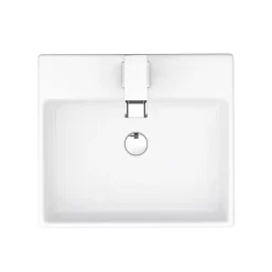 Victorian Plumbing Cubetto Wall Hung Basin With Tap Package - 1 Tap Hole -Victorian Plumbing shop cubwhpk n d3