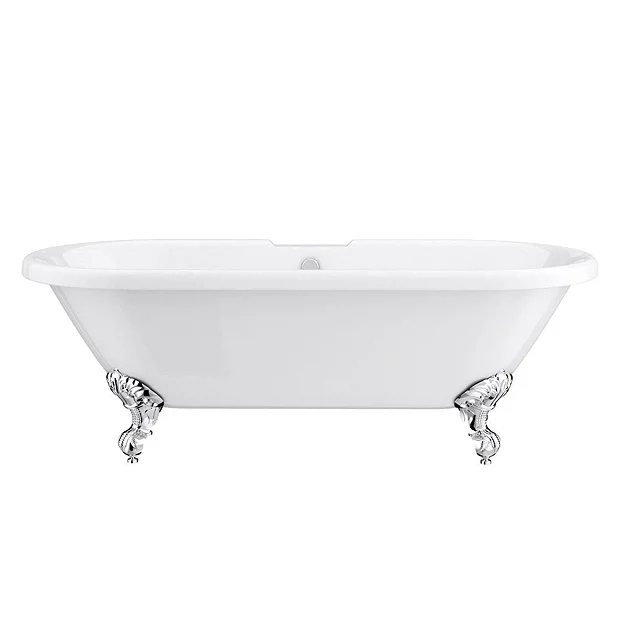 Victorian Plumbing Duke 1695 Double Ended Roll Top Bath + Chrome Leg Set 5 Victorian Plumbing Duke 1695 Double Ended Roll Top Bath + Chrome Leg Set - Image 3