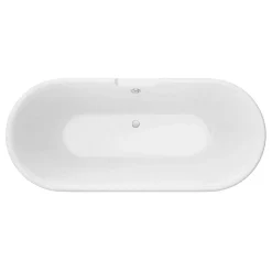 Victorian Plumbing Duke Blue 1695 Double Ended Roll Top Bath W. Ball + Claw Leg Set -Victorian Plumbing shop dukeblue1695doubleendedrolltopbathd2