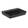 Ideal Standard Connect Air Cube Silk Black 600mm Wall Mounted / Vanity Basin 1 Ideal Standard Connect Air Cube Silk Black 600mm Wall Mounted / Vanity Basin -Victorian Plumbing shop e0298v3.ai6