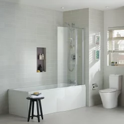 Ideal Standard Connect Air 1700mm P-Shaped Shower Bath