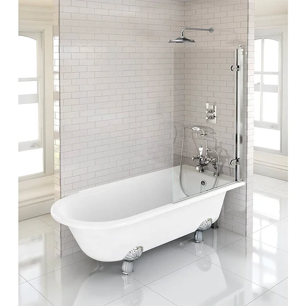 Urlington Bathroom Burlington Hampton RH 1500mm Showering Bath + Legs 3 Urlington Bathroom Burlington Hampton RH 1500mm Showering Bath + Legs