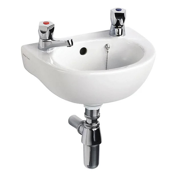 Armitage Shanks Sandringham 21 35cm 2TH Handrinse Basin 3 Armitage Shanks Sandringham 21 35cm 2TH Handrinse Basin