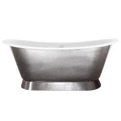 Hurlingham Bath Hurlingham Montreal 1680 X 760mm Polished Pewter Lustre Cast Iron Roll Top Bath 6 Hurlingham Bath Hurlingham Montreal 1680 X 760mm Polished Pewter Lustre Cast Iron Roll Top Bath -Victorian Plumbing shop emp018f lrg1