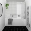 Nuie Square Hinged Linton Shower Bath -Victorian Plumbing shop erssqlinton d4