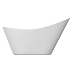 Nova Bathroom Nova 1570 Modern Small Free Standing Slipper Bath -Victorian Plumbing shop fb62 detail1