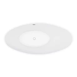 Nova Bathroom Nova Titanium Silver 1570 Modern Small Free Standing Slipper Bath 13 Nova Bathroom Nova Titanium Silver 1570 Modern Small Free Standing Slipper Bath -Victorian Plumbing shop fb62tsil n d2