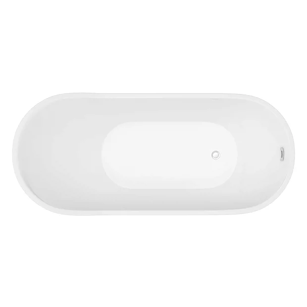 Toreno 1700 X 750mm Modern Slipper Freestanding Bath 3 Toreno 1700 X 750mm Modern Slipper Freestanding Bath