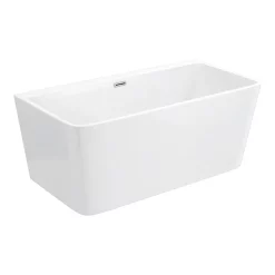 Victorian Plumbing Orion 1500 X 750mm Small Back To Wall Modern Square Bath 9 Victorian Plumbing Orion 1500 X 750mm Small Back To Wall Modern Square Bath -Victorian Plumbing shop gd8117150 detail1
