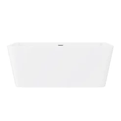 Victorian Plumbing Orion 1500 X 750mm Small Back To Wall Modern Square Bath 10 Victorian Plumbing Orion 1500 X 750mm Small Back To Wall Modern Square Bath -Victorian Plumbing shop gd8117150 n d1