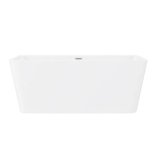 Victorian Plumbing Orion 1500 X 750mm Small Back To Wall Modern Square Bath 6 Victorian Plumbing Orion 1500 X 750mm Small Back To Wall Modern Square Bath - Image 4