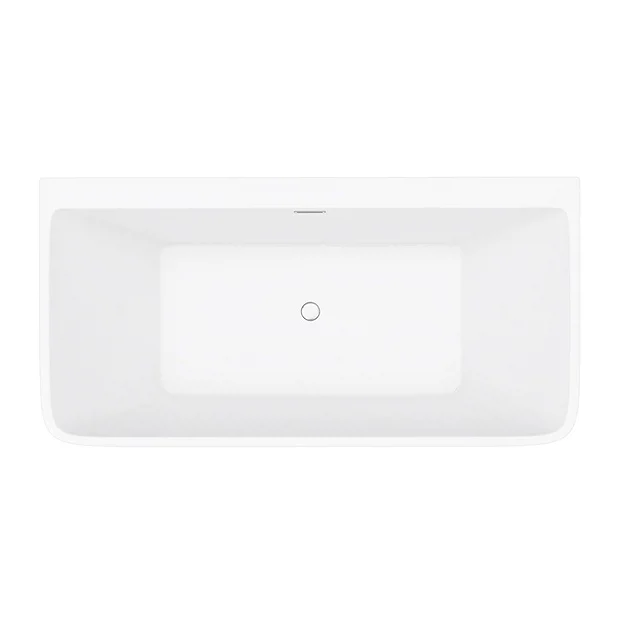 Victorian Plumbing Orion 1500 X 750mm Small Back To Wall Modern Square Bath 3 Victorian Plumbing Orion 1500 X 750mm Small Back To Wall Modern Square Bath