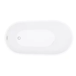 Toreno 1370 Small Modern Slipper Free Standing Bath -Victorian Plumbing shop gd8225137 n d1