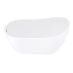 Toreno 1370 Small Modern Slipper Free Standing Bath -Victorian Plumbing shop gd8225137 n d2