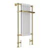 Just Taps Plu JTP Grosvenor Antique Brass 1130 X 553mm Traditional Heated Towel Radiator