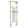 Just Taps Plu JTP Grosvenor Antique Brass 1500 X 574mm Traditional Heated Towel Radiator -Victorian Plumbing shop gro1500g l