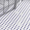 Chatsworth Octagon Blue & White Mosaic Tile Sheet - 295 X 295mm