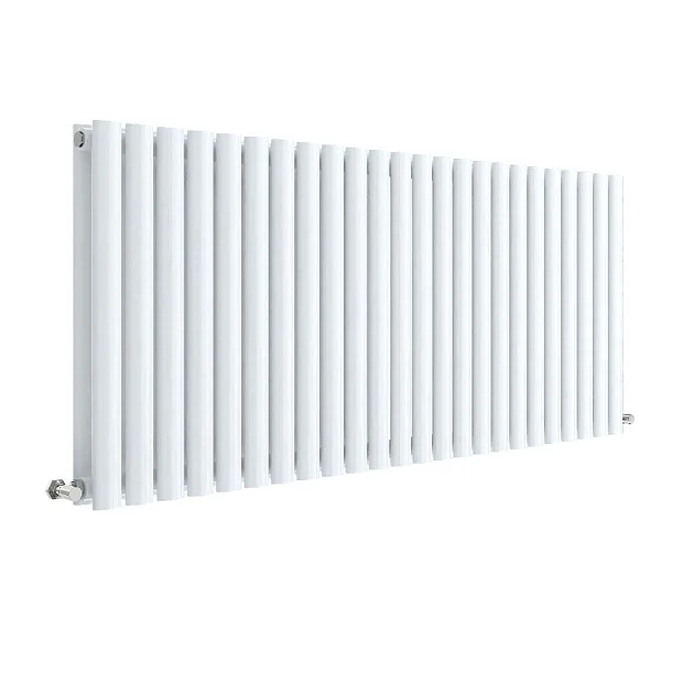 Hudson Reed Revive 600 X 1398mm Horizontal Double Panel Radiator - Gloss White 4 Hudson Reed Revive 600 X 1398mm Horizontal Double Panel Radiator - Gloss White - Image 2