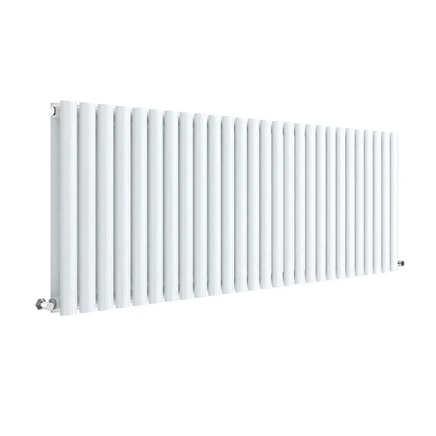 Hudson Reed Revive 600 X 1572mm Horizontal Double Panel Radiator - Gloss White 4 Hudson Reed Revive 600 X 1572mm Horizontal Double Panel Radiator - Gloss White - Image 2