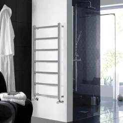 Hudson Reed Eton Designer Radiator 1200 X 450mm - Chrome -Victorian Plumbing shop hl375 d2