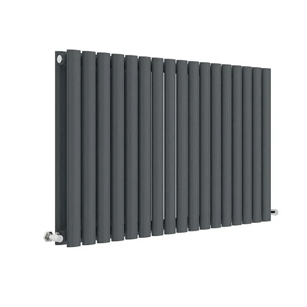 Hudson Reed Revive 600 X 992mm Horizontal Double Panel Radiator - Anthracite 4 Hudson Reed Revive 600 X 992mm Horizontal Double Panel Radiator - Anthracite - Image 2