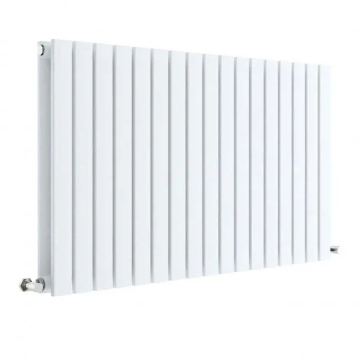 Hudson Reed Sloane 600 X 992mm Horizontal Double Panel Radiator - Satin White 4 Hudson Reed Sloane 600 X 992mm Horizontal Double Panel Radiator - Satin White - Image 2