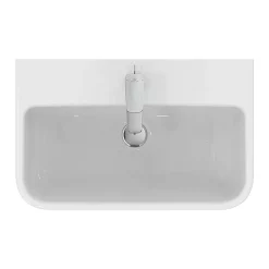 Ideal Standard I.Life S Compact 1TH Washbasin + Semi Pedestal -Victorian Plumbing shop isil60sp d1