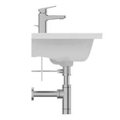 Ideal Standard I.Life S 1TH Wall Hung Basin + Chrome Bottle Trap 11 Ideal Standard I.Life S 1TH Wall Hung Basin + Chrome Bottle Trap -Victorian Plumbing shop isil60wh d3