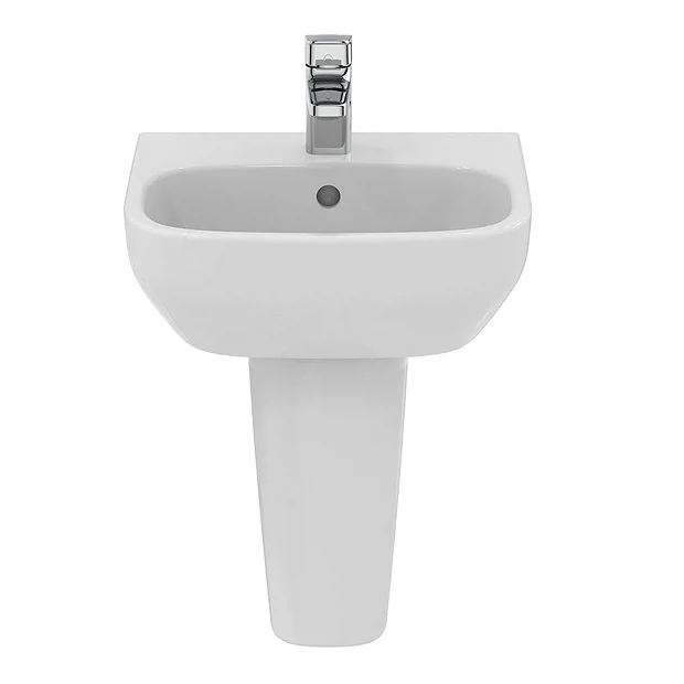 Ideal Standard I.Life A 400mm 1TH Handrinse Basin + Semi Pedestal 7 Ideal Standard I.Life A 400mm 1TH Handrinse Basin + Semi Pedestal - Image 5