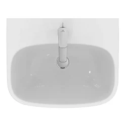 Ideal Standard I.Life A 1TH Washbasin + Semi Pedestal -Victorian Plumbing shop isila55sp d1