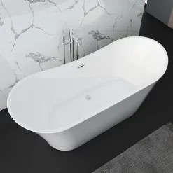 Victorian Plumbing Jardine 1700 X 780 Modern Double Ended Slipper Bath -Victorian Plumbing shop jfb952c d1