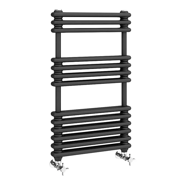 Keswick 500 X 832 Cast Iron Style Traditional Anthracite Towel Rail 4 Keswick 500 X 832 Cast Iron Style Traditional Anthracite Towel Rail - Image 2