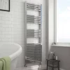 Victorian Plumbing Cube Heated Towel Rail - Chrome (500 X 1420mm)