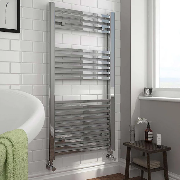 Victorian Plumbing Cube Heated Towel Rail - Chrome (600 X 1100mm) 5 Victorian Plumbing Cube Heated Towel Rail - Chrome (600 X 1100mm) - Image 3