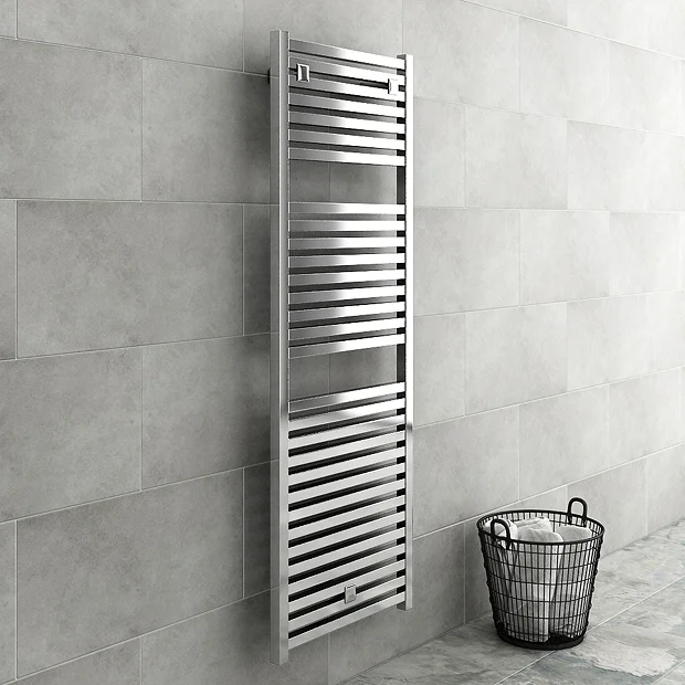 Victorian Plumbing Cube Heated Towel Rail - Chrome (600 X 1420mm) 4 Victorian Plumbing Cube Heated Towel Rail - Chrome (600 X 1420mm) - Image 2