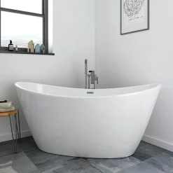Victorian Plumbing Sofia 1700 X 800mm Modern Double Ended Freestanding Bath