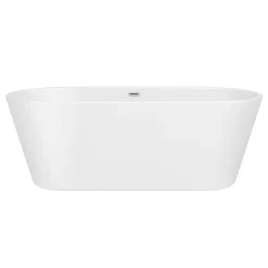 Klyn Bathroom Brooklyn 1700 X 800mm Double Ended Freestanding Bath Matt White -Victorian Plumbing shop lbt25mw d1