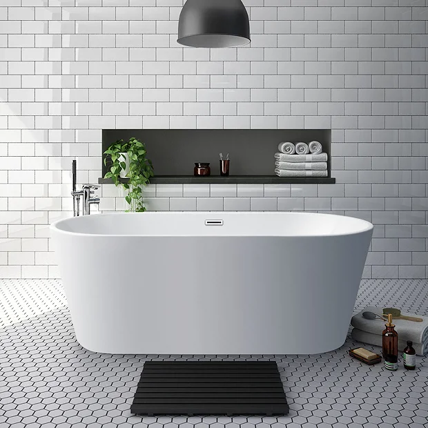 Klyn Bathroom Brooklyn 1700 X 800mm Double Ended Freestanding Bath 4 Klyn Bathroom Brooklyn 1700 X 800mm Double Ended Freestanding Bath - Image 2
