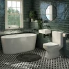 Klyn Bathroom Brooklyn 1500 X 750mm Small Double Ended Free Standing Bath -Victorian Plumbing shop lbt27w d5