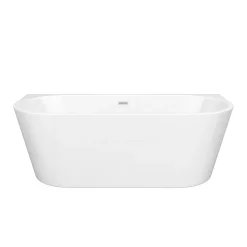 Victorian Plumbing Apollo Back To Wall Modern Curved Bath (1700 X 800mm) -Victorian Plumbing shop lbt40w n d2