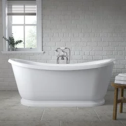 Old London Greenwich 1740 X 800mm Double Ended Slipper Freestanding Bath