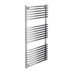 Victorian Plumbing Luca Designer Heated Towel Rail 500 X 1200mm - Chrome