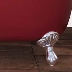 Hurlingham Bath JIG Lyon Cast Iron Roll Top Slipper Bath (1370x730mm) With Feet -Victorian Plumbing shop lyon d2