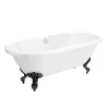 Victorian Plumbing Duke 1795 Traditional Roll Top Bath + Matt Black Leg Set 1 Victorian Plumbing Duke 1795 Traditional Roll Top Bath + Matt Black Leg Set -Victorian Plumbing shop mbduke1795b d2