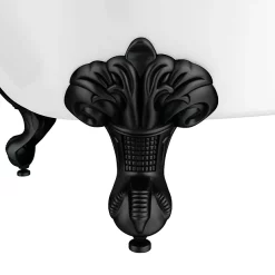 Victorian Plumbing Earl 1750 Double Ended Roll Top Slipper Bath + Matt Black Leg Set 10 Victorian Plumbing Earl 1750 Double Ended Roll Top Slipper Bath + Matt Black Leg Set -Victorian Plumbing shop mbearl1750b d1