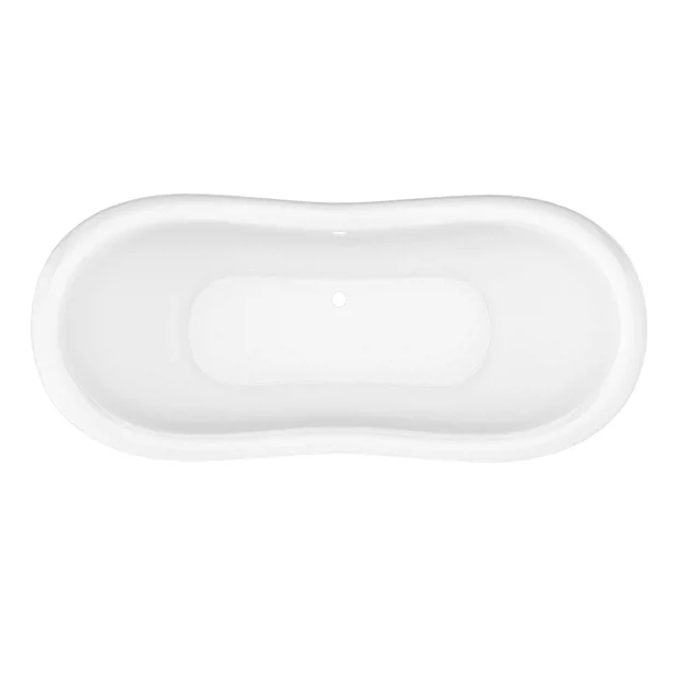 Victorian Plumbing Earl 1750 Double Ended Roll Top Slipper Bath + Matt Black Leg Set 7 Victorian Plumbing Earl 1750 Double Ended Roll Top Slipper Bath + Matt Black Leg Set - Image 5