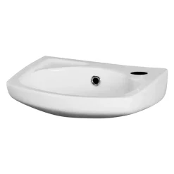 Milton Accessible Bathroom Milton 350 X 280 Wall Hung Compact Basin (1 Tap Hole) -Victorian Plumbing shop mcb351thl